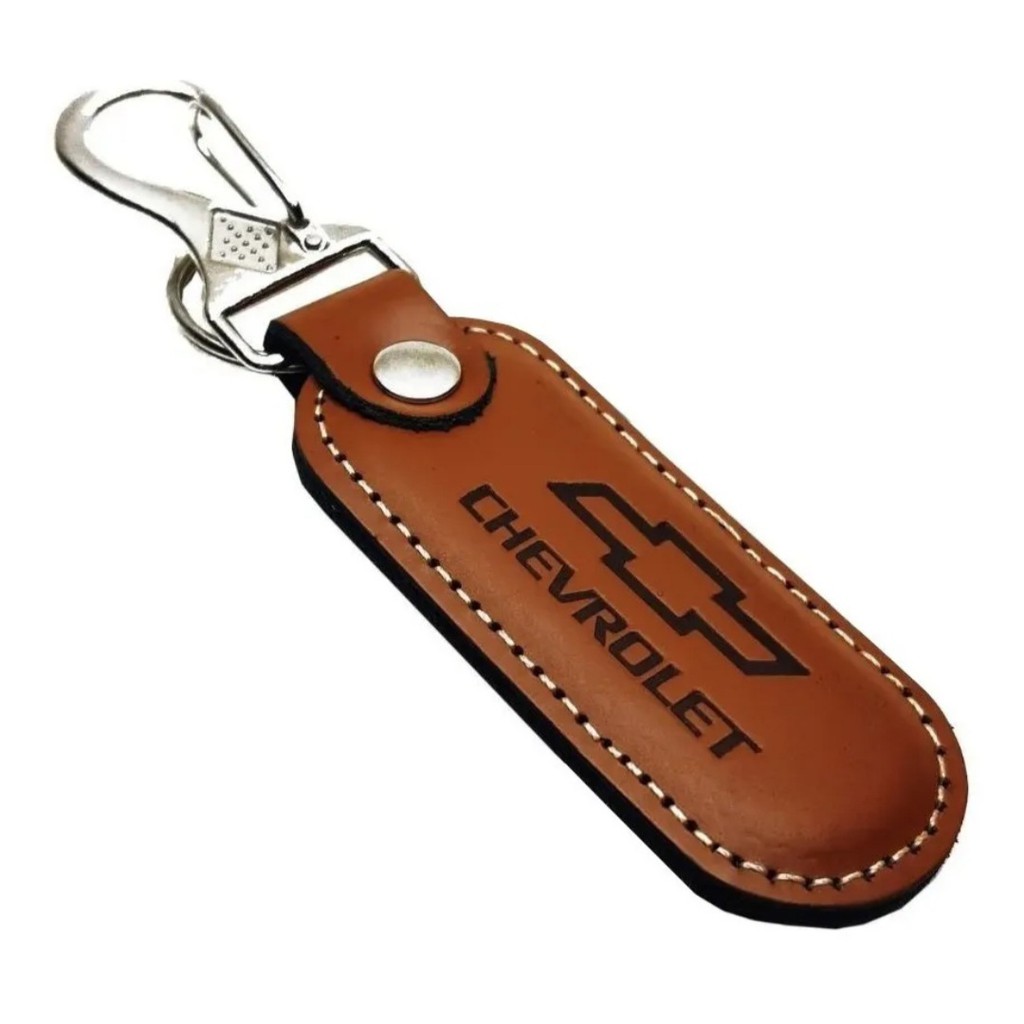 Chaveiro em couro gm Chevrolet em Oferta na Shopee