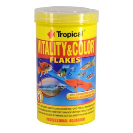 Ração Tropical Vitality & Color Flakes Para Peixes 50g