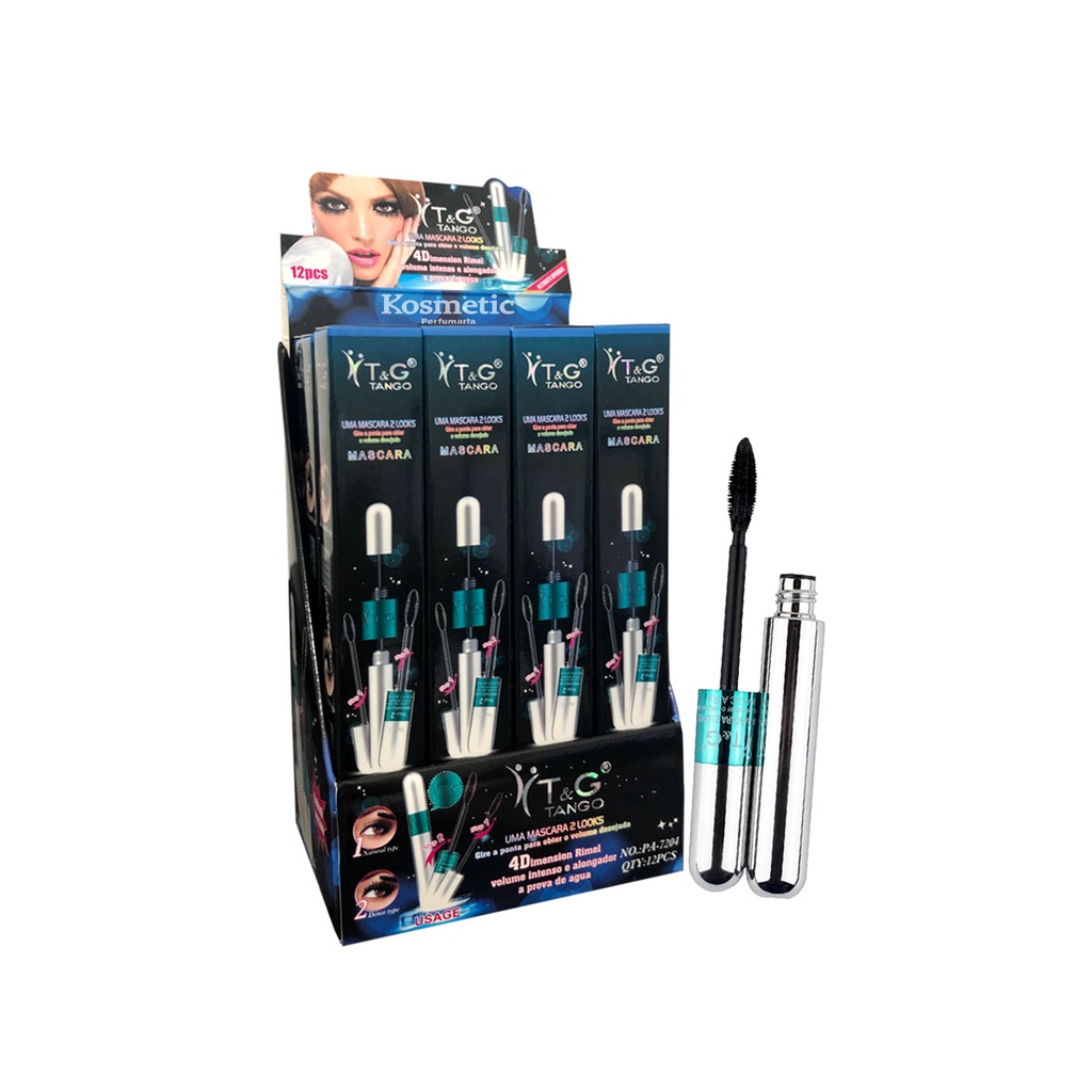 Mascara Rimel Tango T&G 4D Alonga E Da Volume - Caixa C/ 12 Unidades
