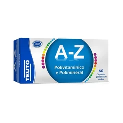 Polivitamínico e Polimineral A-Z com 60 Cápsulas Teuto