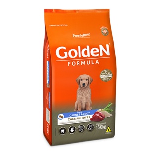 Ração Golden Formula para Cães Filhotes Sabor Carne e Arroz - 15Kg em Oferta na Shopee