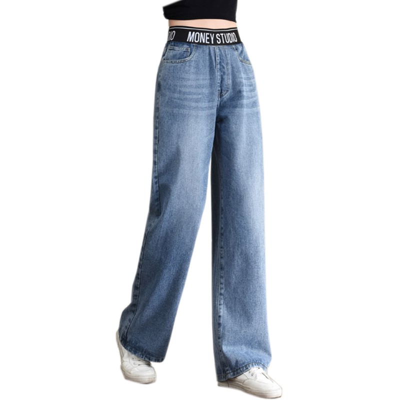 calça jeans cintura larga