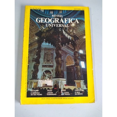 Revista Geográfica Universal - Vaticano, Xingu..........