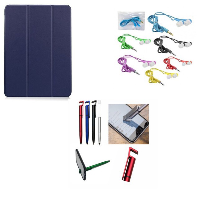 Capa Smart Case executiva Para iPad 7 a e 8 Geracao 10.2' polegadas + Caneta 3 em 1 + Fone de ouvido