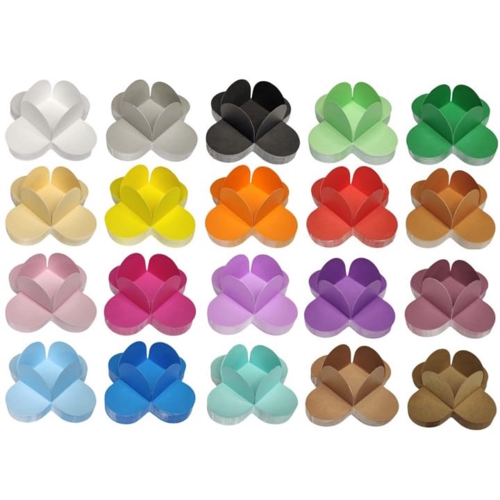50 Forminhas 4 Pétalas Para Doces, Festa de Aniversário, Confeitaria, Brigadeiros em Oferta na Shopee