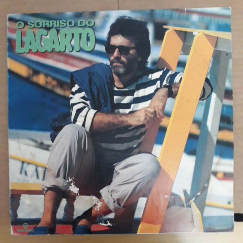 LP Sorriso do Lagarto 1991 Som Livre minissérie Tony Ramos Globo Djavan Caetano Wagner Tiso Ritchie João Bosco