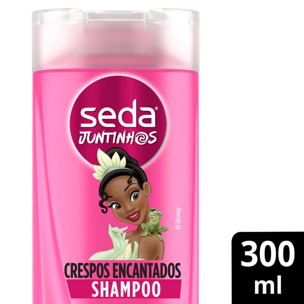 Shampoo Seda Infantil Tiana Juntinhos Crespos Encantados 300ml em Oferta na Shopee