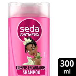Shampoo Seda Infantil Tiana Juntinhos Crespos Encantados 300ml