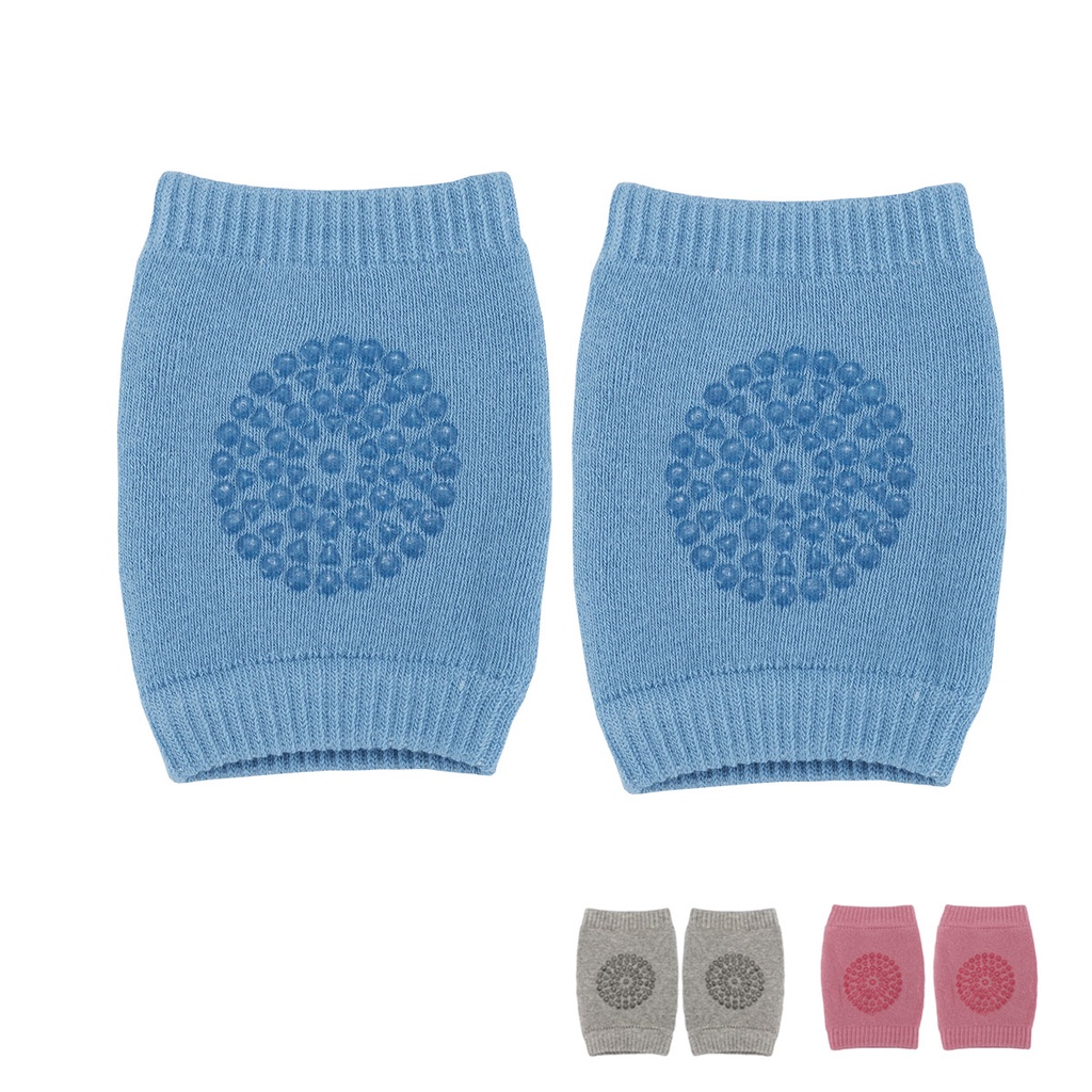 Joelheira Antiderrapante 1 par para Engatinhar com Elástico Buba