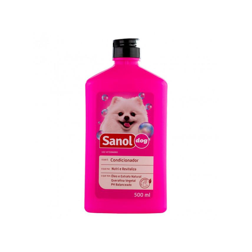 Condicionador Sanol Dog Revitalizante para Cães e Gatos 500 ml em Oferta na Shopee