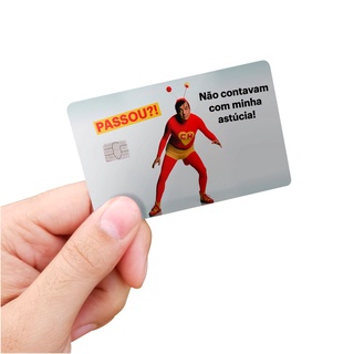 Adesivo Para Cartão Meme Engraçado Skin Card | Shopee Brasil