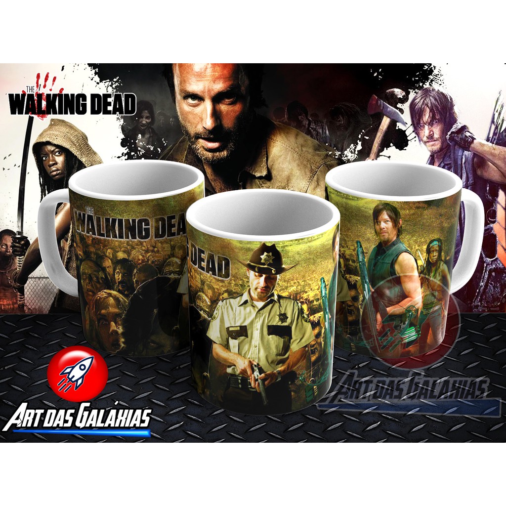 Caneca Cerâmica The Walking Dead MOD6