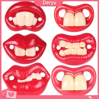 (Deryu) Chupeta / Mordedor Para Bebê Engraçado Buckteeth Bocal De Boca Grande