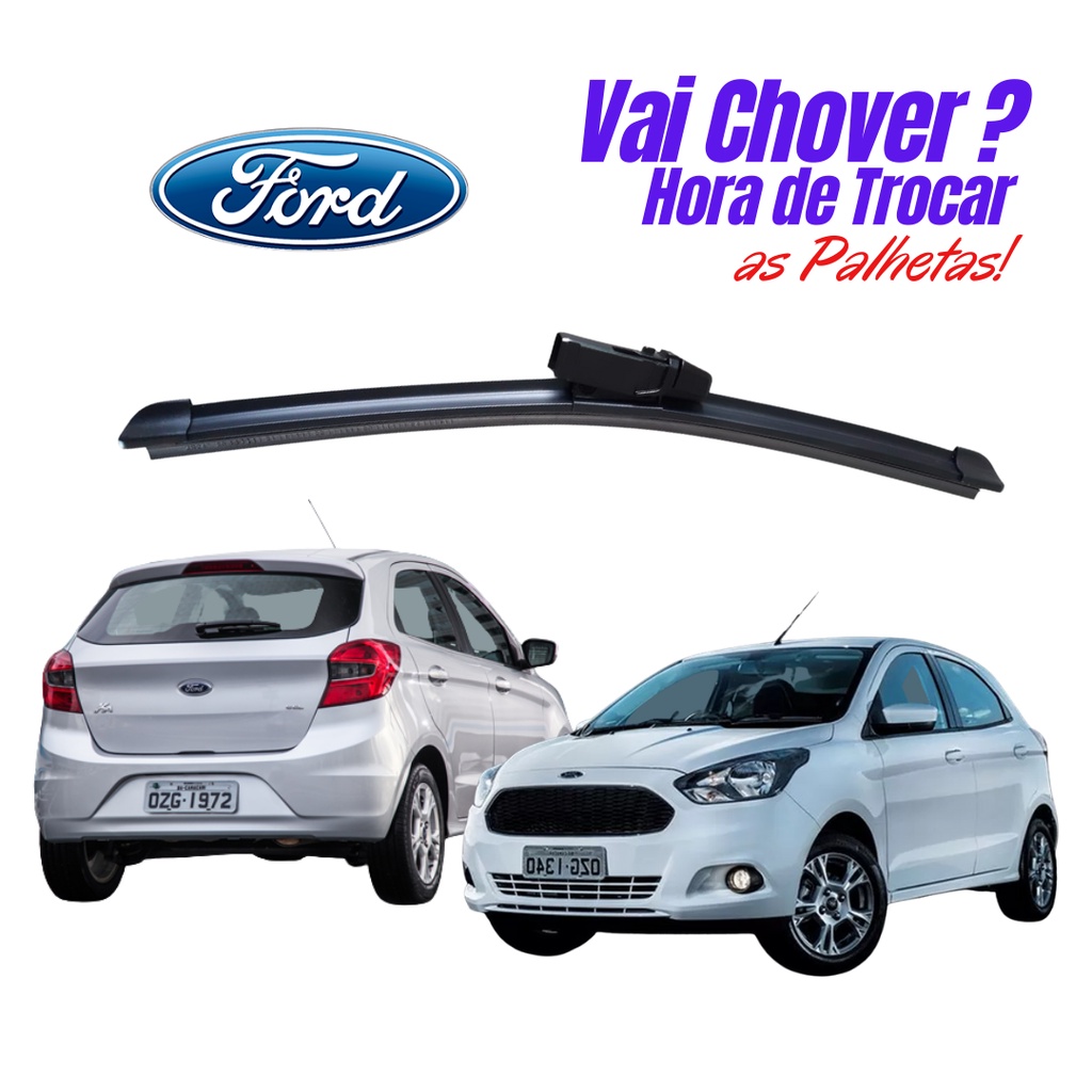 Palheta Limpador Ford Ka 2014 2015 2016 2017 2018 2019 Traseiro PROMOÇÃO SHOPEE