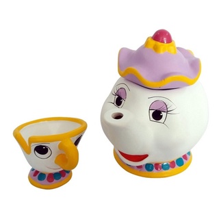 Bule E Xícara da Bela E A Fera Decoração De Festa infantil personagem do filme bela e a fera