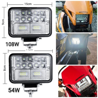 Farol Led Moto Luz Alta Baixa Café Race Moto