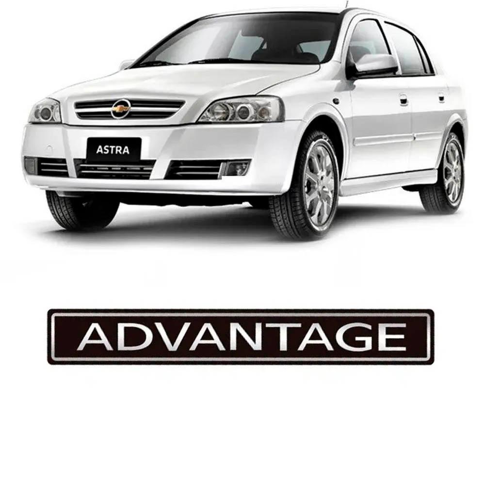Emblema Letreiro Adesivo Advantage Astra Blazer S10 2004 a 2011 resinado unidade