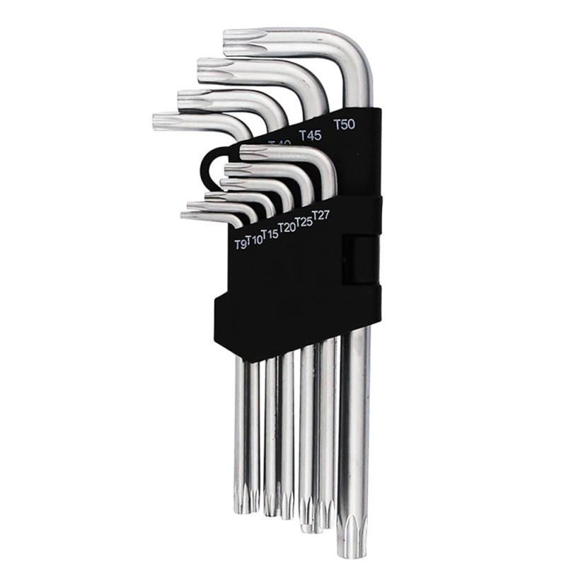 Jogo de Chave Torx Guia Média sem Furo Kit 10 Peças T9 à T50 CR-V 2059 WESTERN - Home & Living