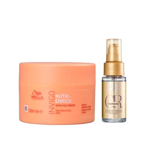 Kit Nutri-Enrich Máscara de 150ml e Oil Reflections de 30ml - Wella em Oferta na Shopee