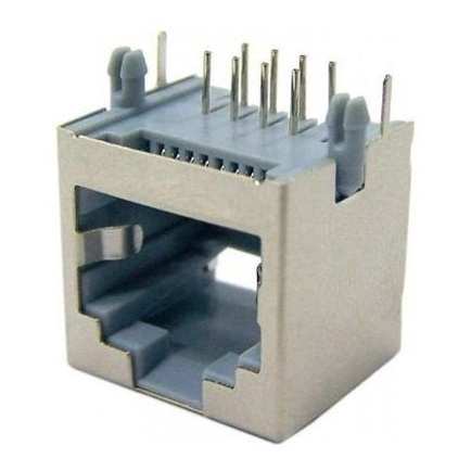 10 Peças - Modular Jack Rj45 Fêmea Blindado 8p8c 55-11