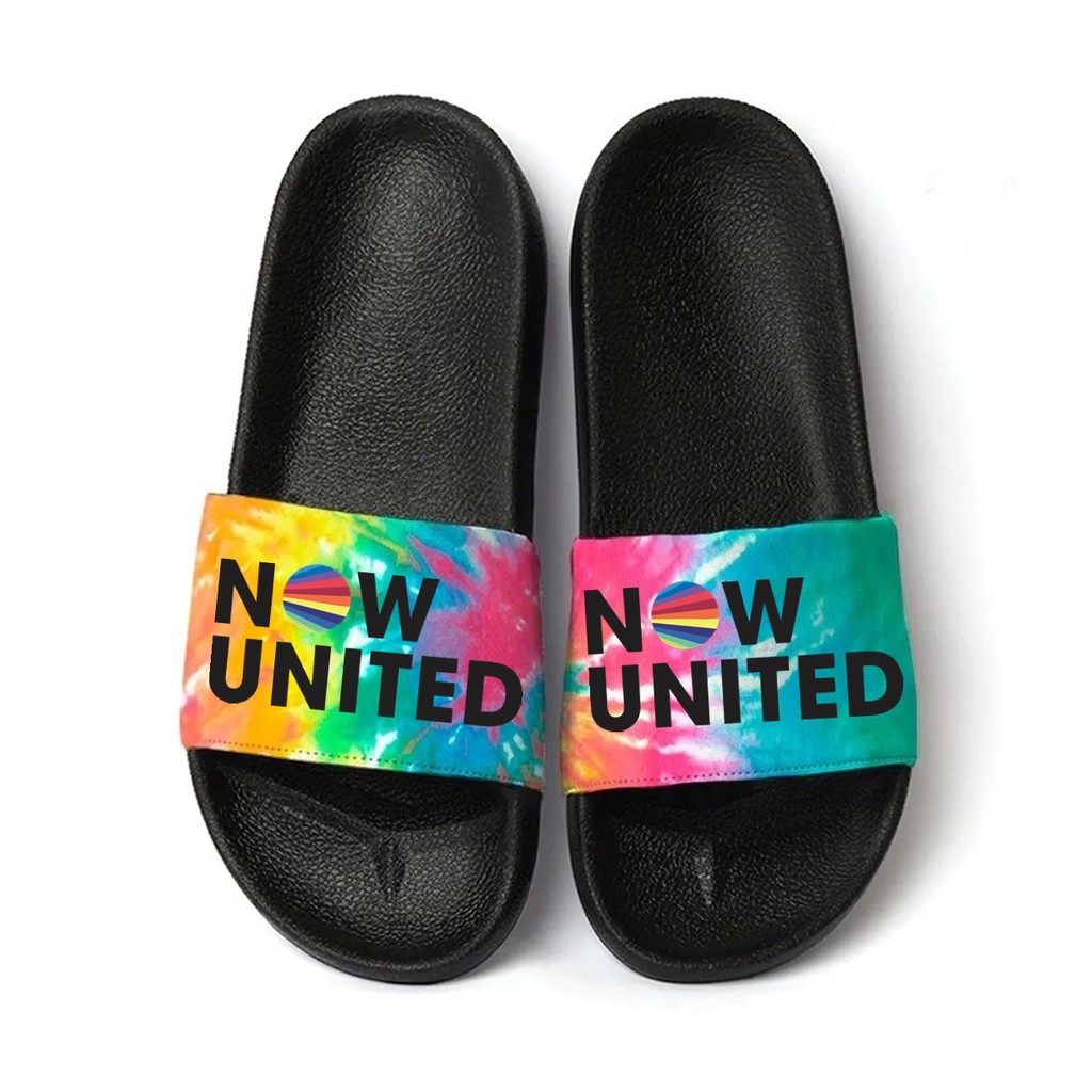 Chinelo Slide Now United Tye Die Banda Sucesso 2020 Sandalia Tai Dai