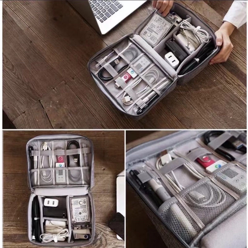 Necessaire bolsa Estojo para Organizador cabos fios LQ-RH917