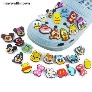 [newwellknown] 20Pcs Crocs Jibbitz Random Style PVC Cute Cartoon Shoes Charme Para Slipper