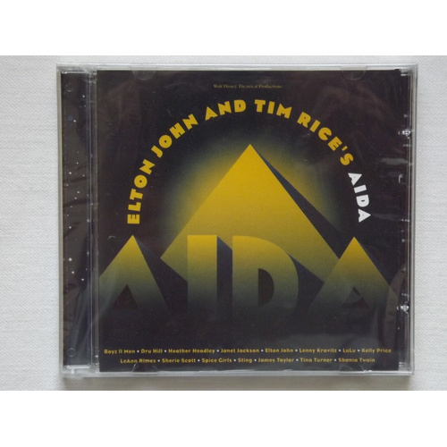 Cd Elton John And Tim Rice's Aida - Novo - Original -lacrado