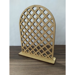 Mini Painel Treliça 10cm 2 unidades MDF