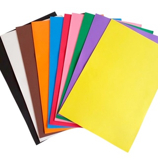 Placas De EVA 40x60 Liso - Kit com 10 Folhas (Escolha UMA cor)