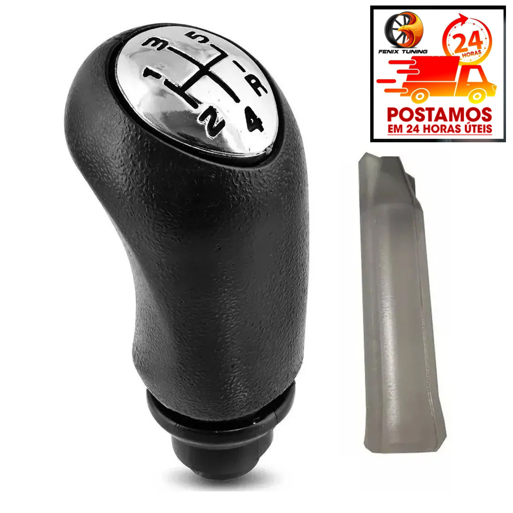 Manopla Cambio Bola Cromada Sandero Logan 09 10 11 12 13 14