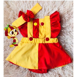jardineira romper bory  infantil menina tematica emilia para mesversarios e ensaio fotograficos