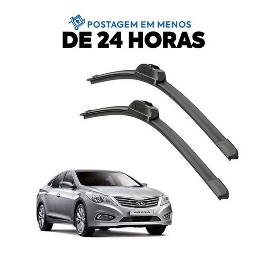 Kit Palheta Limpador Parabrisa Azera 2012 2013 2014 2015 2016 2017 2018 2019