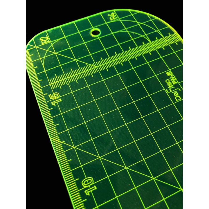 Regua Patchwork Costura Para Passar Ferro Quente e Vincar Tecido Fazer Canto