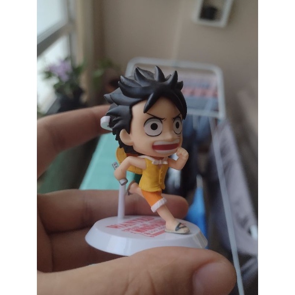 Action Figure Luffy Correndo One Piece Chibi Arts Shopee Brasil