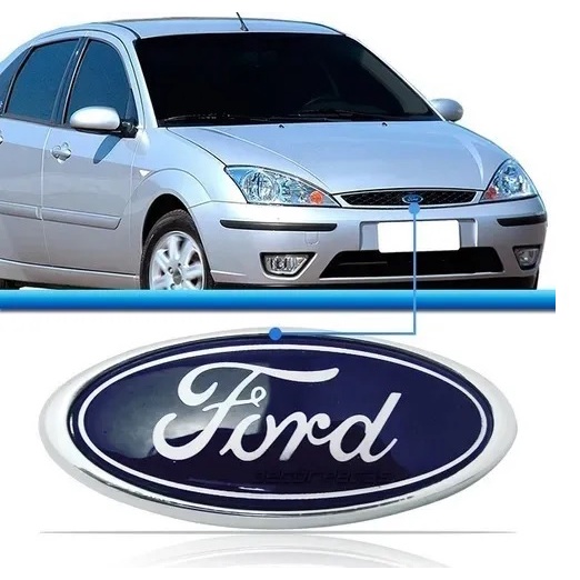 Emblema Grade Com Pino Encaixe Ford Focus 1998 1999 2000 2001 2002 2003 2004 2005 2006 2007 2008 Original