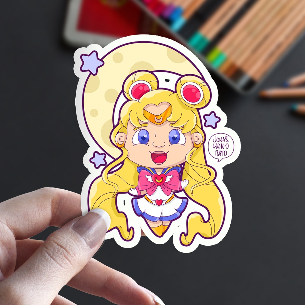 Adesivo Sailor Moon Shopee Brasil