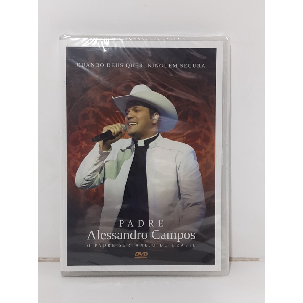 DVD Padre Alessandro Campos - O Padre sertanejo do Brasil (Lacrado)