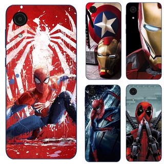 Capa Flexível De Silicone/TPU Marvel/Super-Heróis Para Samsung Galaxy A03 Core