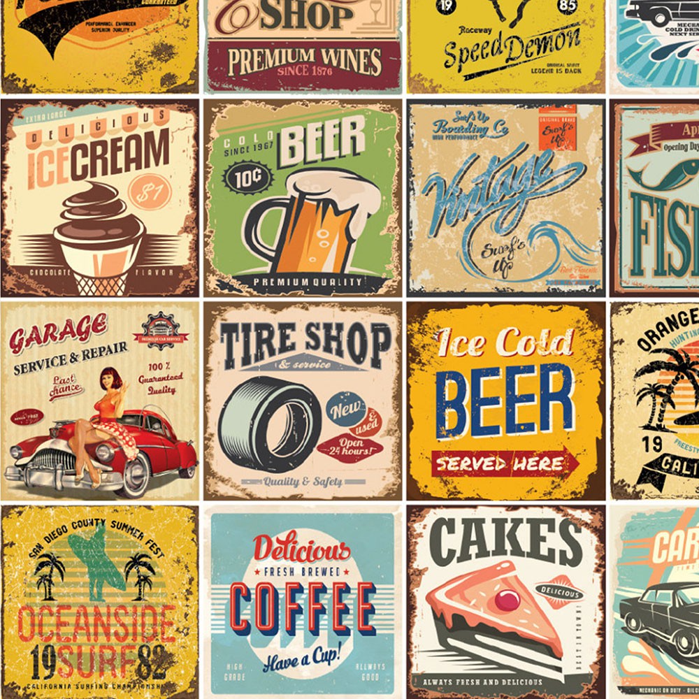 Adesivo Azulejo Retro Vintage para Área Gourmet em Oferta na Shopee