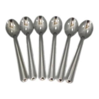 Kit c/6 Colheres Para Cafe/chá Em Inox