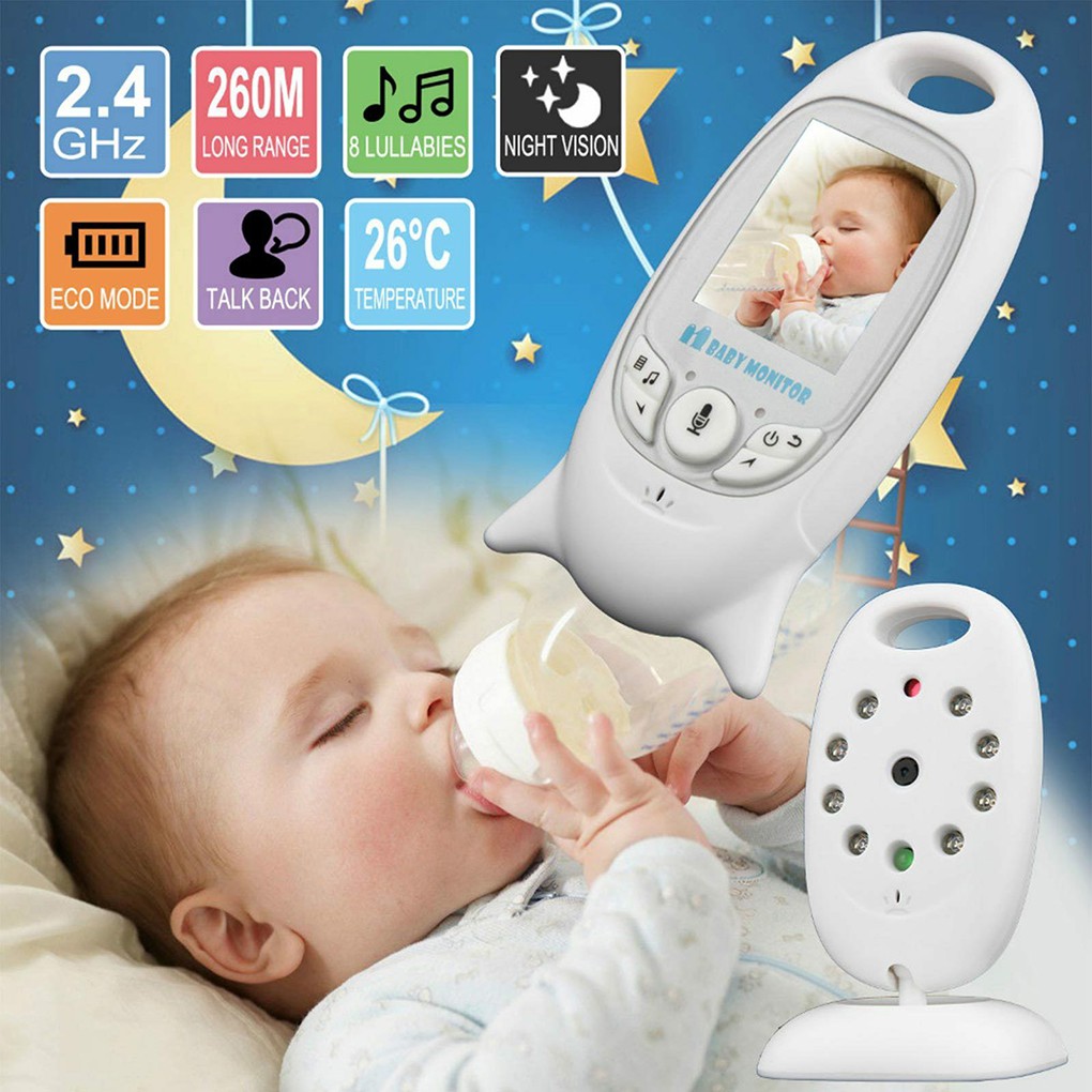 (Ready Stock) brand new Babá Eletrônica Sem Fio Da Câmera Monitor Do Bebê