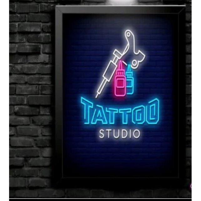 Quadro Decorativo De Tatuagem - Tatoo - Tatuagem - Profissão - Mais Vendido - Studio