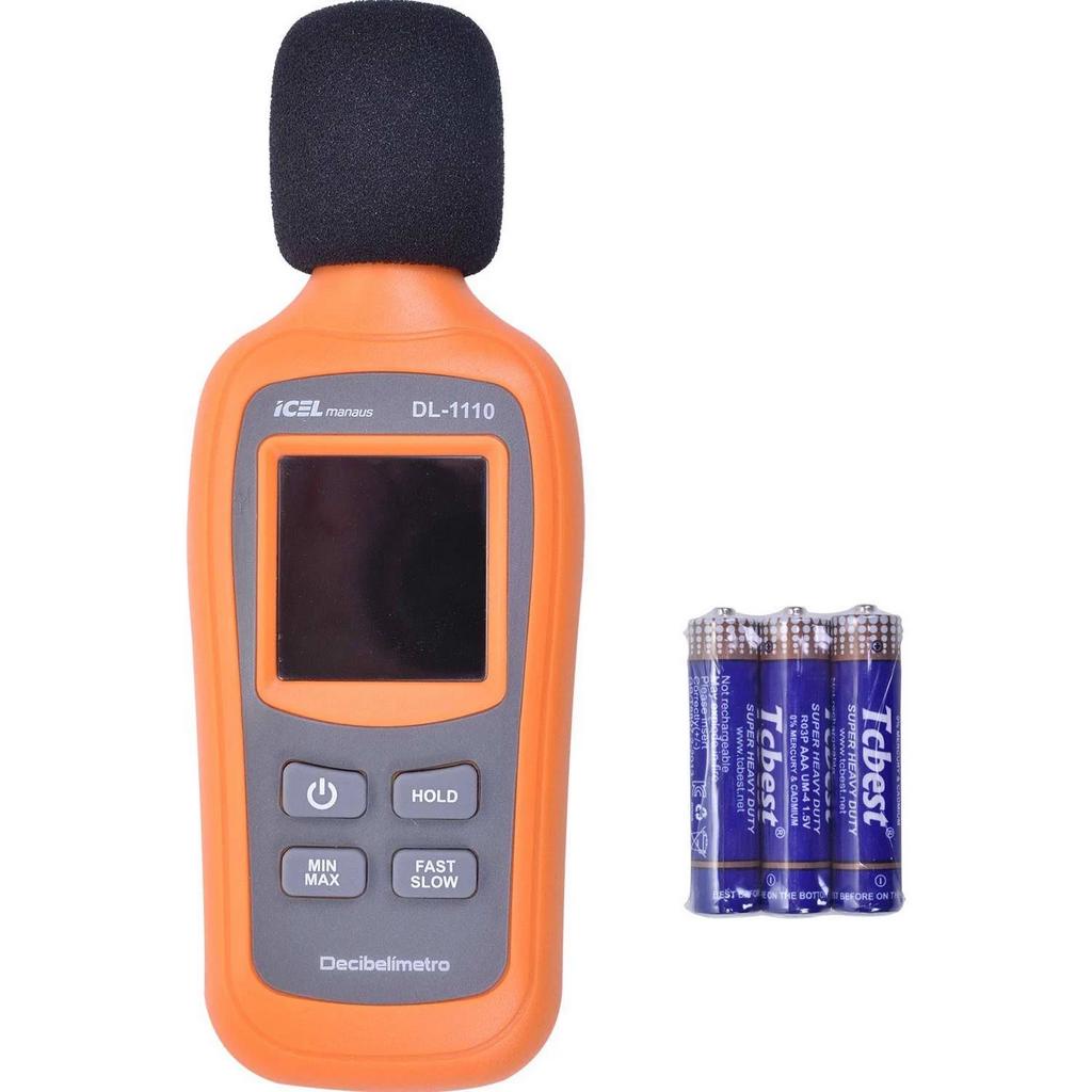 Decibelímetro Digital Dl 1110 Medidor De Som Profissional