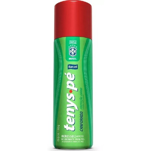 1 Desodorante Antisséptico Tenys Pé Baruel Spray Canforado