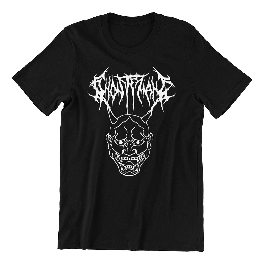 Camisa Camiseta Básica Unissex Ghostemane Rapper Oni Japonês