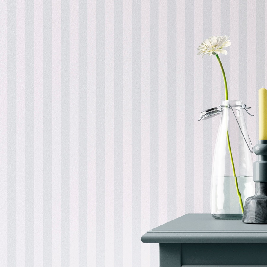 Papel de parede Listrado Branco e Azul Claro Para Sala e Quarto Autocolante em Oferta na Shopee