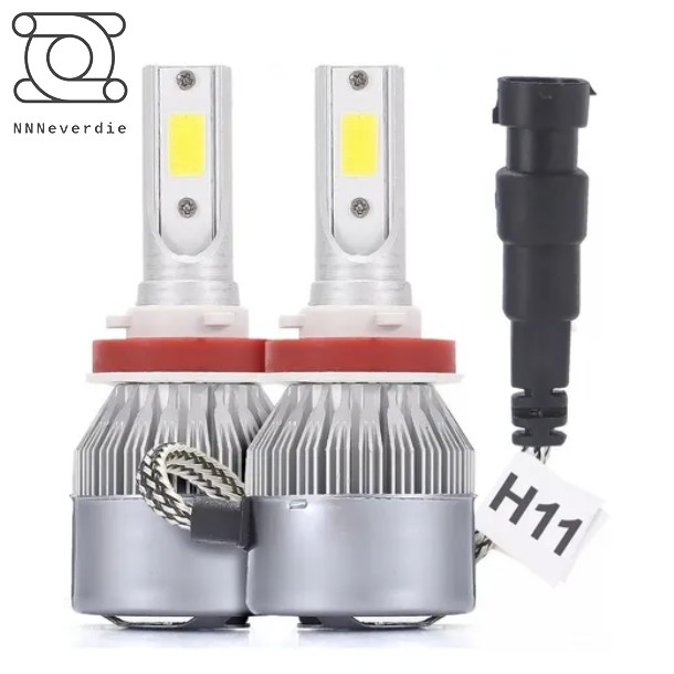Par Lâmpadas H11 Super Led Top 6000K 7200 Lumens C6