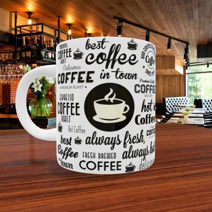Caneca Inspirações - Coffee - Café - Frases em inglês | Shopee Brasil