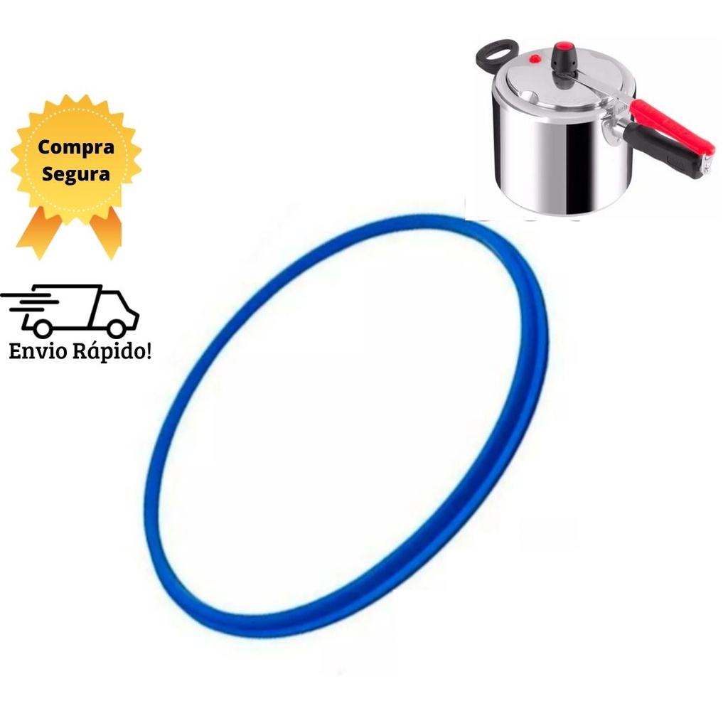 Borracha de Silicone Azul / Anel de Vedação para Panela de Pressão 4,5 e 7 Litros / Multiuso, Clock, Globo, Fortaleza, Penedo, Rochedo, entre outras em Oferta na Shopee
